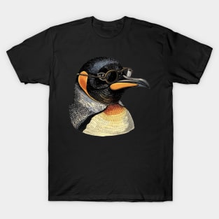 Cool King Penguin: The Glasses-Wearing Monarch Tee T-Shirt